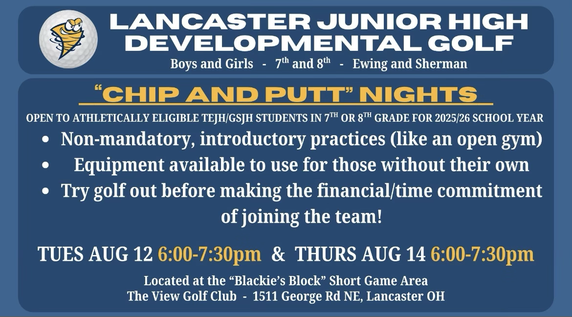 "CHIP AND PUTT" NIGHTS ad