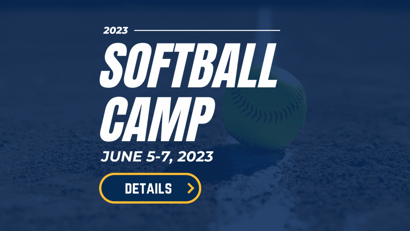 Girls Softball Camp 2023 ad