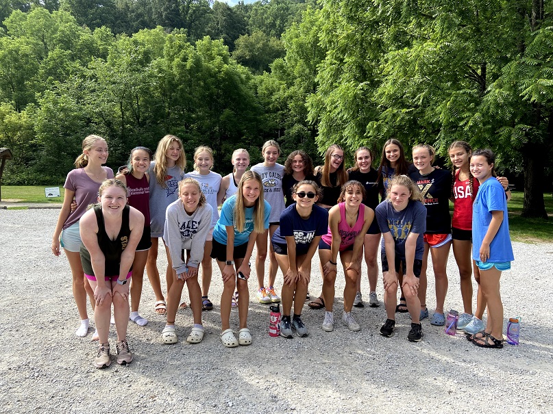 Girls Cross Country race