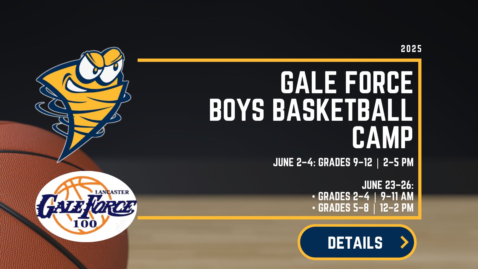Boys Basketball Camp ad