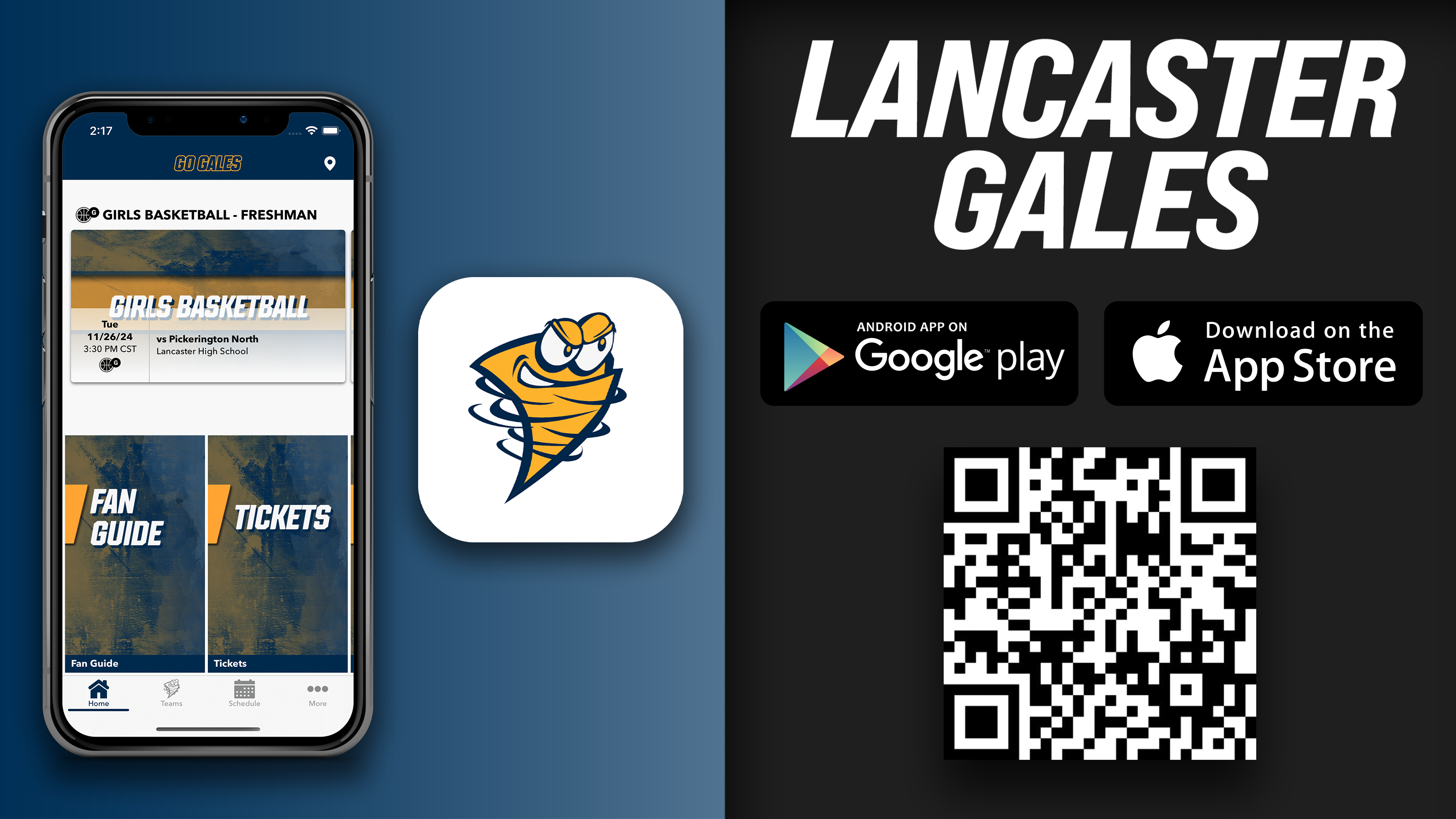 Download the Lancaster Gales app on Google Play or the App Store