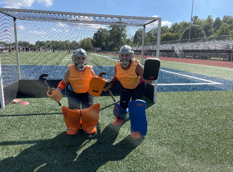 field hockey players in uniform