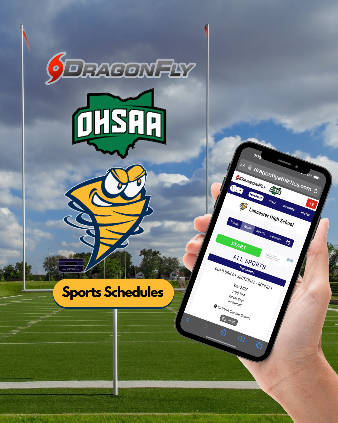 SPORTS SCHEDULES ad