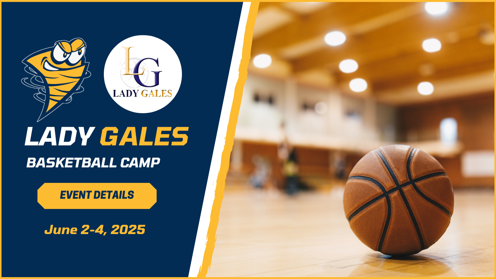lady gales Basketball Camp ad