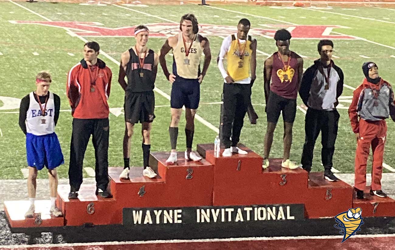 Podium Pictures Wayne Invitational runners awards