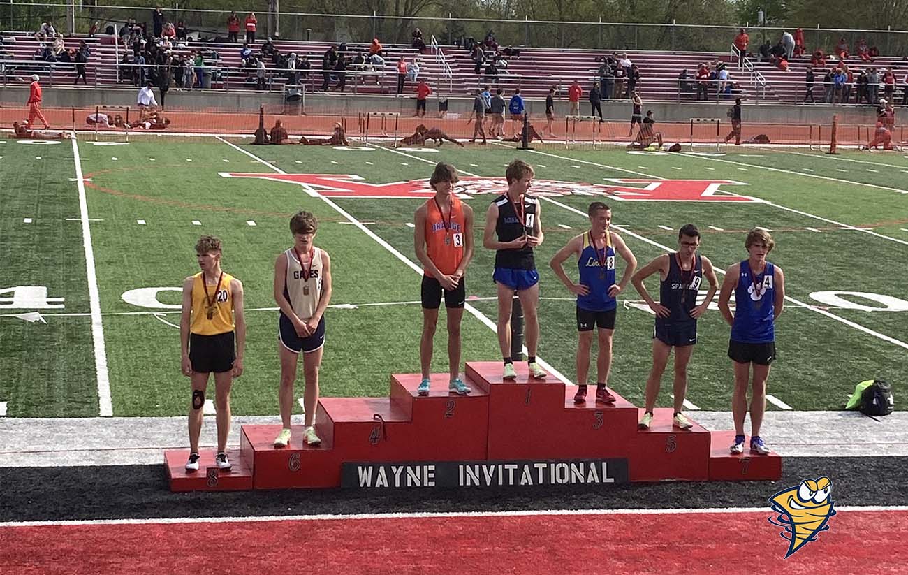 Podium Pictures Wayne Invitational runners awards