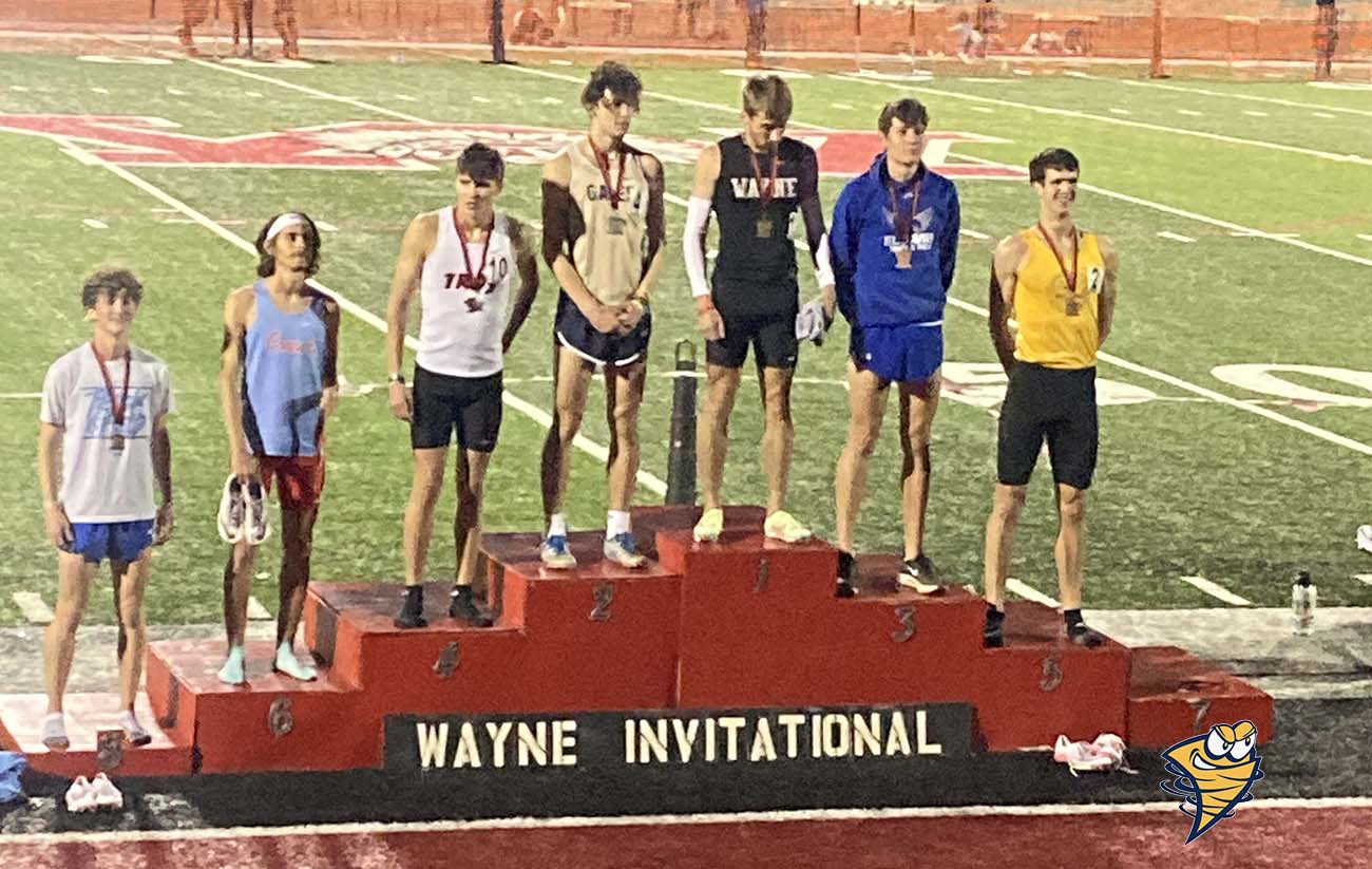 Podium Pictures Wayne Invitational runners awards
