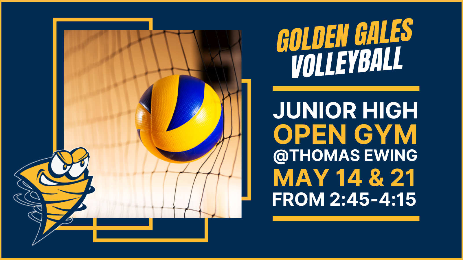 thomas ewing open gym volleyball ad